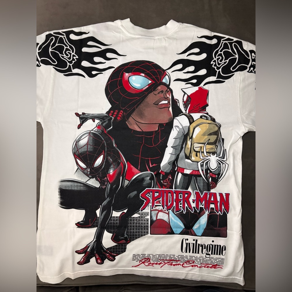 Civil Regime x Spider-Man “Swinging Through Chaos” American Classic – OS L & S